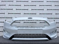 Ford Focus St Line Zetec S Hatchbac 2015-2018 Front Bumper No Pdc Genuine [f703]