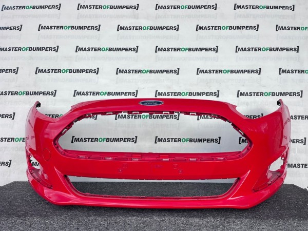 Ford Fiesta Titanium Mk9 Hatchback 2012-2016 Front Bumper No Pdc Genuine [f812]