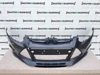 Ford Focus Zetec S Titanium S 2011-2014 Front Bumper Grey 6 Pdc Genuine [f130]