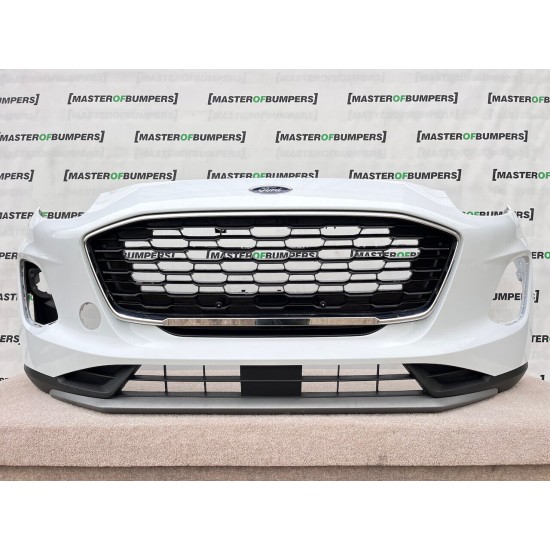 Ford Puma Mhev Ecoboost Titanium Mk3 2019-on Front Bumper White Genuine [f375]