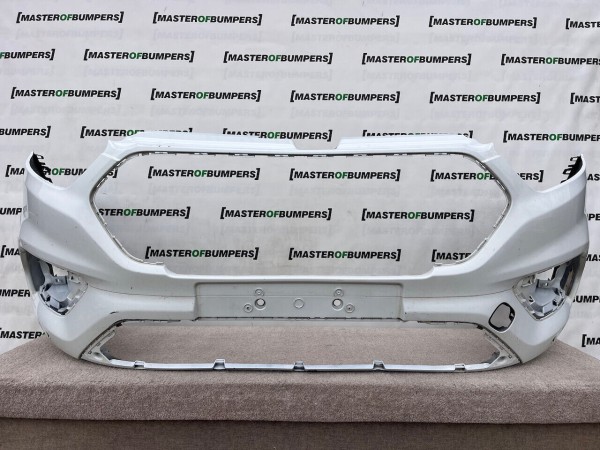Ford Transit Custom Active 2018-2022 Front Bumper White 4 Pdc Genuine [f565]