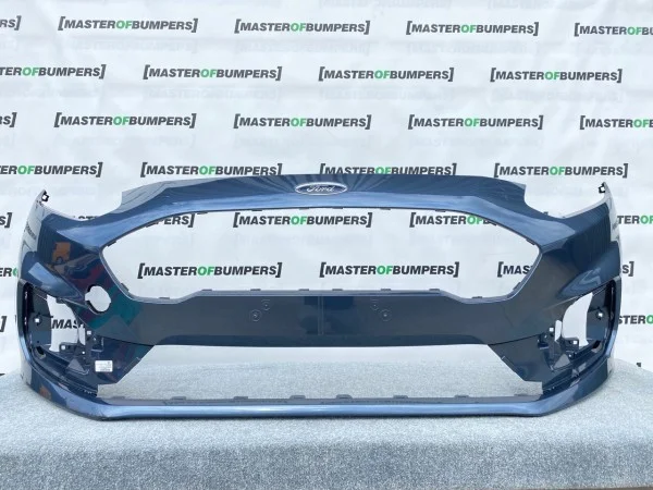 Ford Fiesta St Zetec S Mk10 2017-2020 Front Bumper In Blue Genuine [f854]