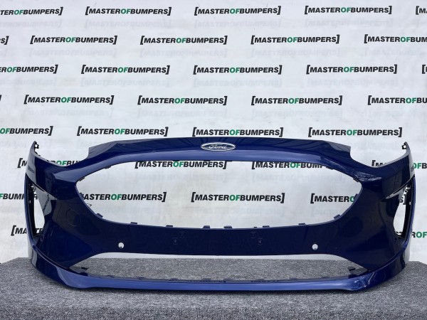 Ford Fiesta Se Mk10 Hatchback 2017-2022 Front Bumper Blue 6 Pdc Genuine [f750]