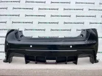 Honda Civic Type R V-tec Mk9 2015-2017 Rear Bumper Black 4 Pdc Genuine [g159]
