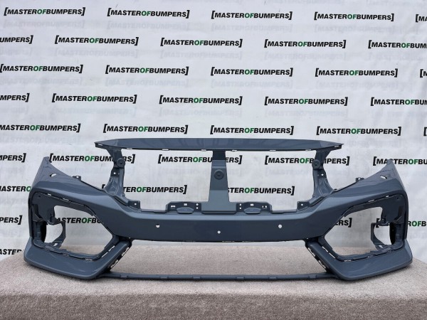 Honda Civic Turbo Cx Fk8 Hatchback 2017-2019 Front Bumper Grey Genuine [g506]