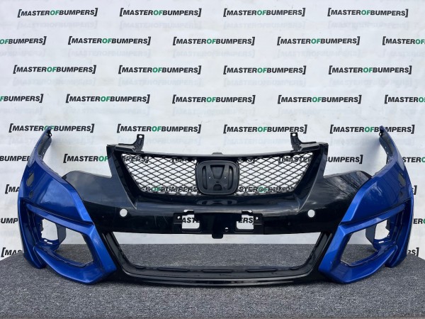 Honda Civic V Tec Sr Hatchback 2015-2017 Front Bumper Pdc +jets Genuine [g590]