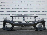 Honda Civic Turbo Cx Fk8 Hatchback 2017-2019 Front Bumper No Jets Genuine [g632]