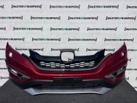 Honda Crv Elegance Mk4 Lift 2015-2017 Front Bumper 4 Pdc Jets Genuine [g638]