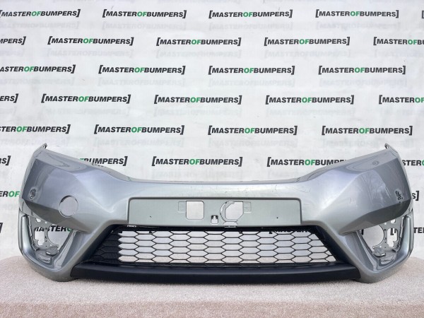 Honda Jazz Mk3 Se V Tec 2015-2017 Front Bumper Grey No Pdc Genuine [g510]