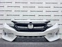 Honda Civic Ex Vtec Turbo Hatchback 2017-2021 Front Bumper White Genuine [m478]