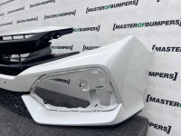 Honda Civic Ex Vtec Turbo Hatchback 2017-2021 Front Bumper White Genuine [m478]
