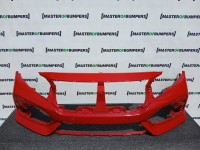 Honda Civic Turbo Cx Fk8 Hatchback 2017-2019 Front Bumper No Jets Genuine [g631]