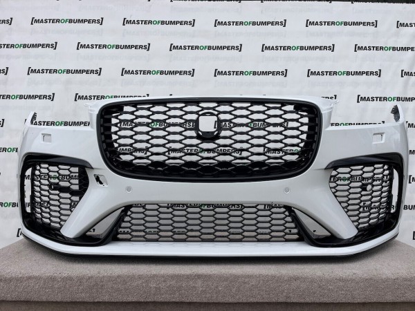 Jaguar F Pace Svr Hse Lift Suv 2021-2024 Front Bumper 6 Pdc Genuine [p385]