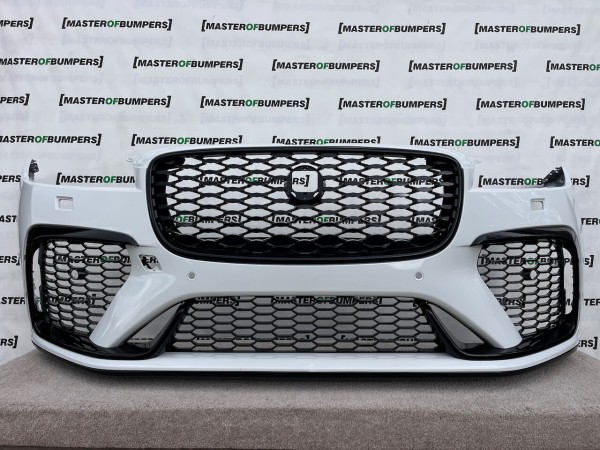 Jaguar F Pace Svr Hse Lift Suv 2021-2024 Front Bumper 6 Pdc Genuine [p402]