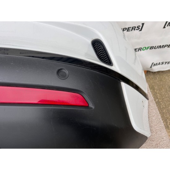 Jaguar I Pace S Hse Electric 2018 - 2023 Rear Bumper White 6 Pdc Genuine [p17]
