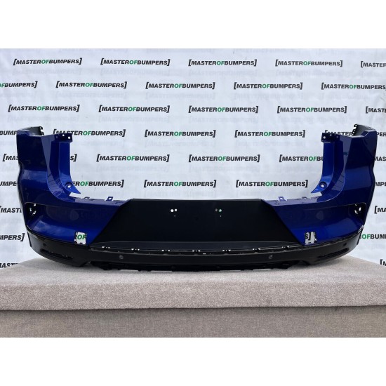 Jaguar I Pace S Hse Electric 2018 - 2023 Rear Bumper Blue 4 Pdc Genuine [p37]