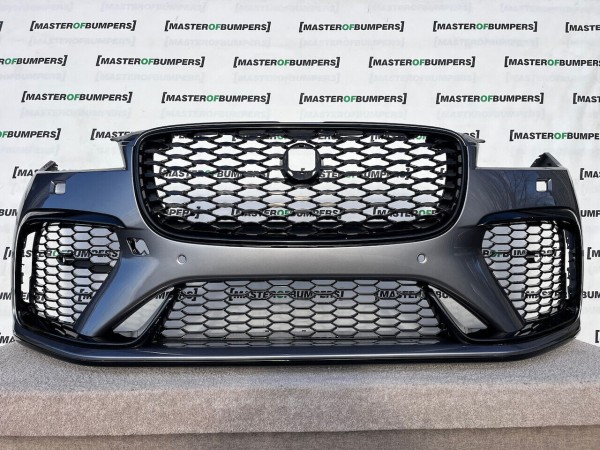 Jaguar F Pace Svr Hse Lift Suv 2021-2024 Front Bumper 6 Pdc Genuine [p395]