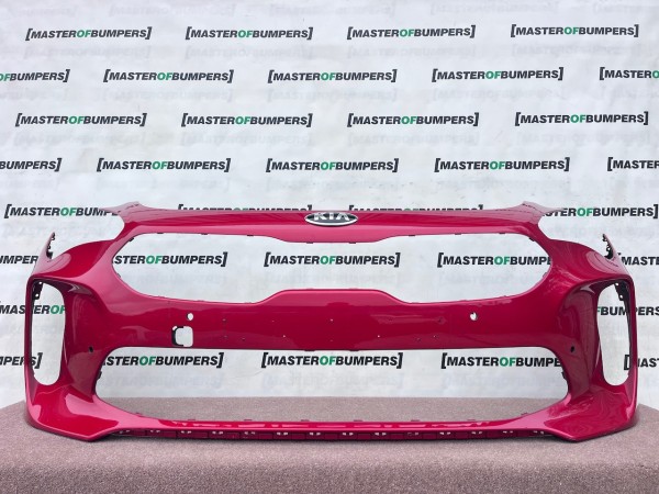 Kia Stinger Gt-line Sportback 2018-2021 Front Bumper Red 4 Pdc Genuine [k551]