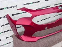 Kia Stinger Gt-line Sportback 2018-2021 Front Bumper Red 4 Pdc Genuine [k551]
