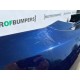 Lancia Y Ypsilon 2012-2016 Rear Bumper In Blue Genuine [f601]