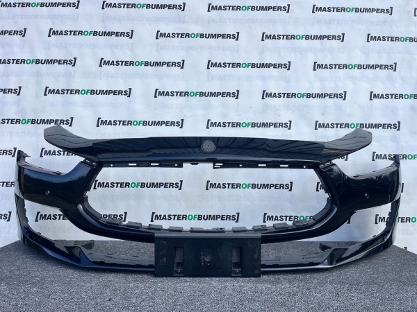 Maserati Ghibli Granlusso S Royale 2018 - 2022 Front Bumper 6 Pdc Genuine [p616]