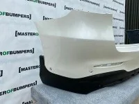 Mercedes Glc Amg Line A253 2016-2018 Rear Bumper In White 6 X Pdc Genuine [e446]