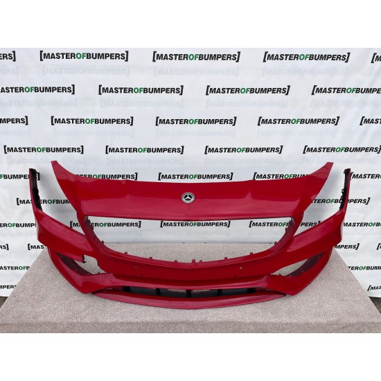 Mercedes Cla Amg A117 Face Lifting 2016-2019 Front Bumper 6 Pdc Genuine [e754]