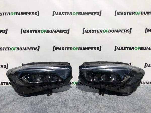Mercedes B Class A247 Amg 2019-on Full Led Headlights Pair Drl Uk Spec Genuine Mercedes B Class A247 Amg 2019-on Full Led Headlights Pair Drl Uk Spec Genuine