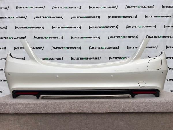 Mercedes S Class Amg Hybrid A222 Saloon 2015-2019 Rear Bumper Genuine [e208]
