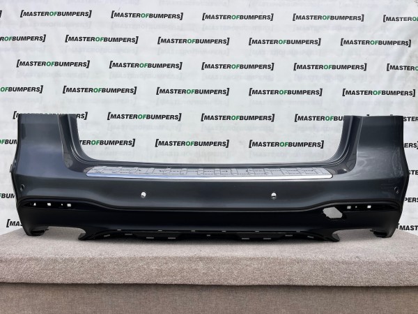 Mercedes Gle Amg Suv A166 2013-2018 Rear Bumper Grey 6 Pdc Genuine [e215]