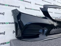 Mercedes C Class Amg A205 Facelift 2019-2022 Front Bumper 6 Pdc Genuine [e854]