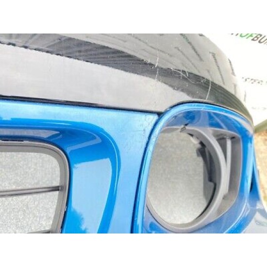 Mini Countryman S F60 2017-2019 Front Bumper In Blue No Pdc Genuine [p384]