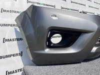 Nissan Navara Tekna Pick Up Mk4 2016-2021 Front Bumper + Jets Genuine [l644]