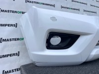 Nissan Navara Tekna Pick Up Mk4 2016-2021 Front Bumper + Jets Genuine [l703]