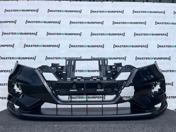 Nissan Qashqai Tekna Mk2 Lift 2017-2020 Front Bumper 6 Pdc No Jets Genuin [l732]