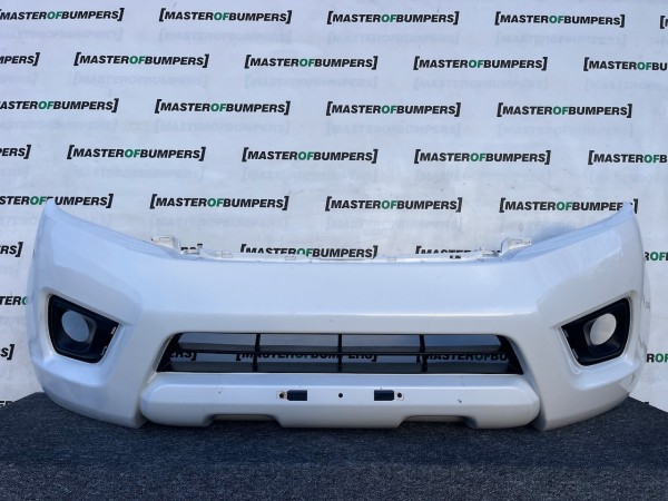Nissan Navara Tekna Pick Up Mk4 2016-2021 Front Bumper No Jets Genuine [l677]