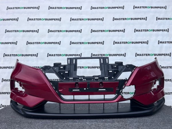 Nissan Qashqai Tekna Mk2 Lift 2017-2020 Front Bumper No Pdc Genuin [l706]