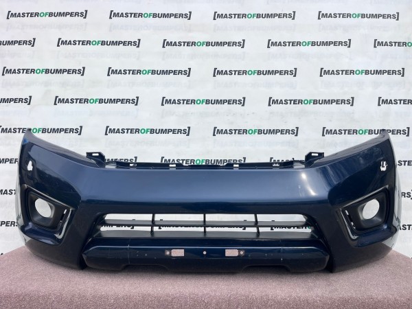 Nissan Navara Tekna Pick Up Mk4 2016-2021 Front Bumper + Jets Genuine [l746]