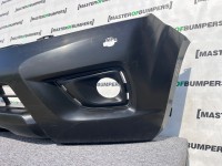 Nissan Navara Tekna Pick Up Mk4 2016-2021 Front Bumper + Jets Genuine [l641]