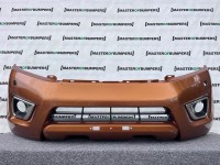 Nissan Navara Tekna Pick Up Mk4 2016-2021 Front Bumper + Jets Genuine [l662]
