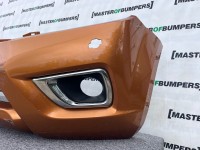 Nissan Navara Tekna Pick Up Mk4 2016-2021 Front Bumper + Jets Genuine [l662]