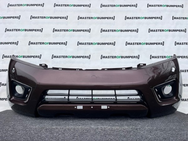 Nissan Navara Tekna Pick Up Mk4 2016-2021 Front Bumper + Jets Genuine [l688]