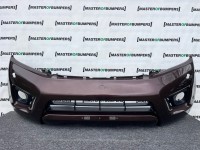 Nissan Navara Tekna Pick Up Mk4 2016-2021 Front Bumper + Jets Genuine [l688]