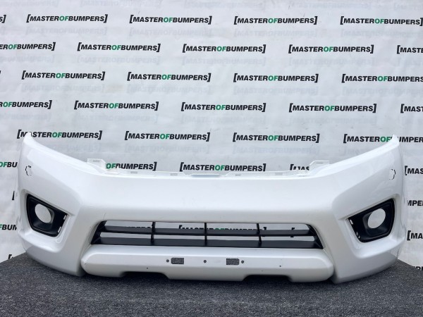 Nissan Navara Tekna Pick Up Mk4 2016-2021 Front Bumper + Jets Genuine [l693]