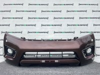 Nissan Navara Tekna Pick Up Mk4 2016-2021 Front Bumper + Jets Genuine [l691]
