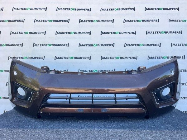 Nissan Navara Tekna Pick Up Mk4 2016-2021 Front Bumper + Jets Genuine [l720]