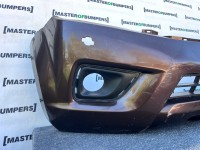 Nissan Navara Tekna Pick Up Mk4 2016-2021 Front Bumper + Jets Genuine [l720]