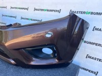 Nissan Navara Tekna Pick Up Mk4 2016-2021 Front Bumper + Jets Genuine [l720]
