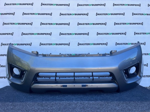Nissan Navara Tekna Pick Up Mk4 2016-2021 Front Bumper No Jets Genuine [l718]