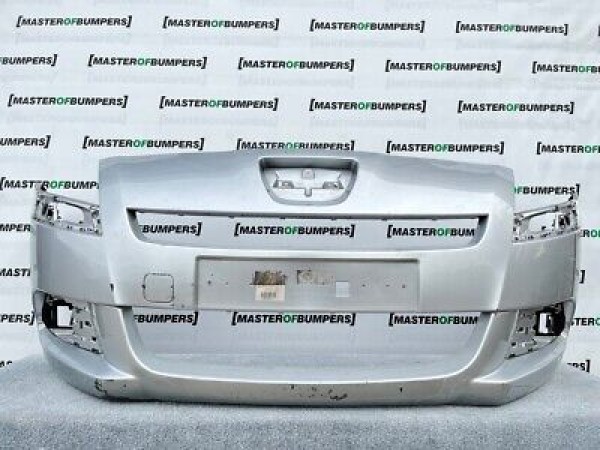 Peugeot 5008 Hdi Active 2010-2013 Front Bumper Silver With Lip Genuine [c248]